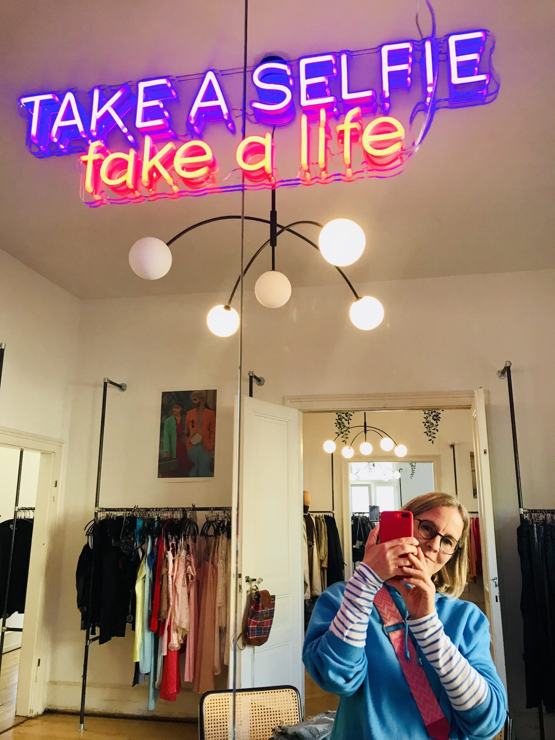 Take a selfie, fake a life