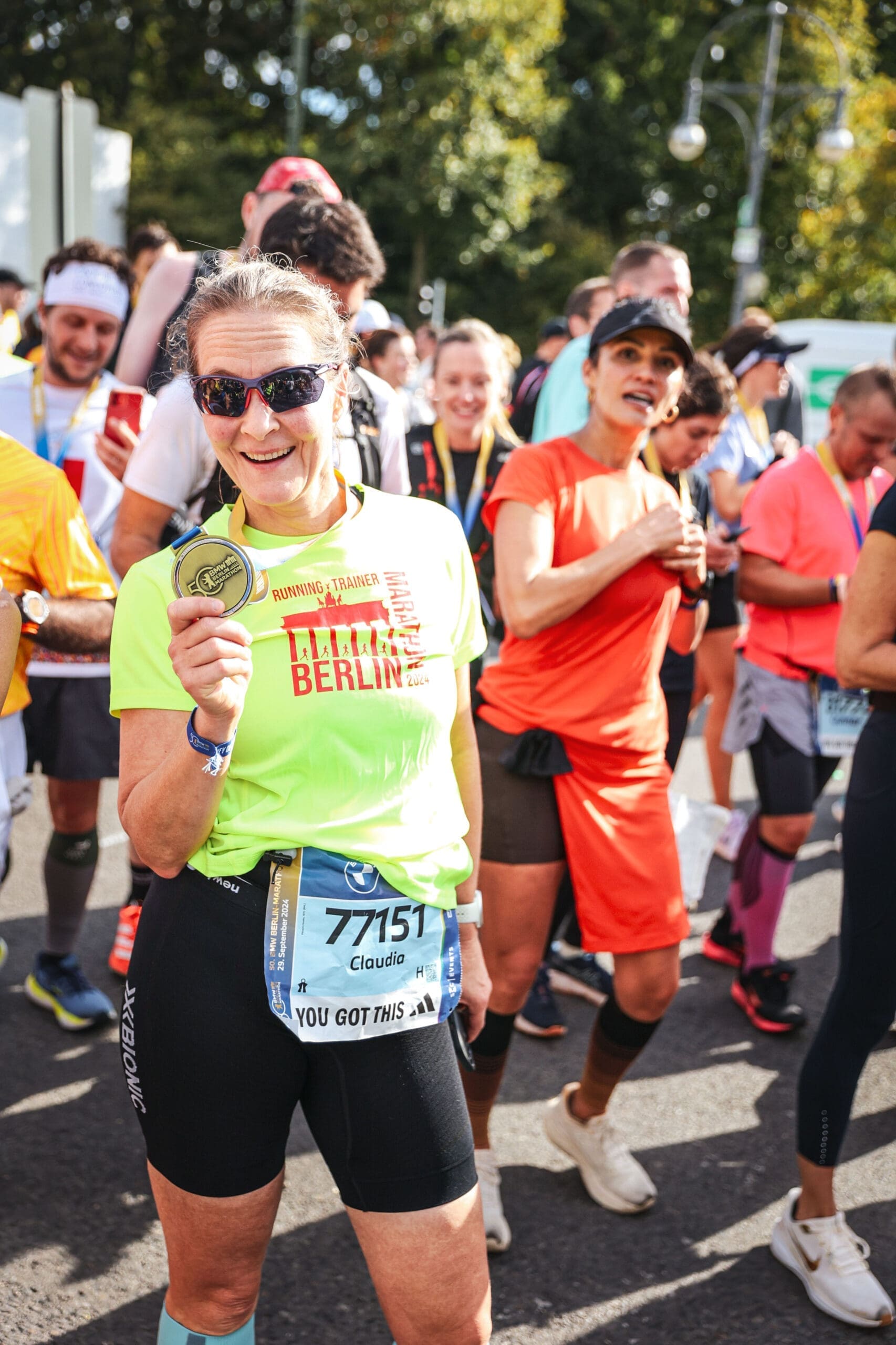 Claudia Berlin Marathon Medaille