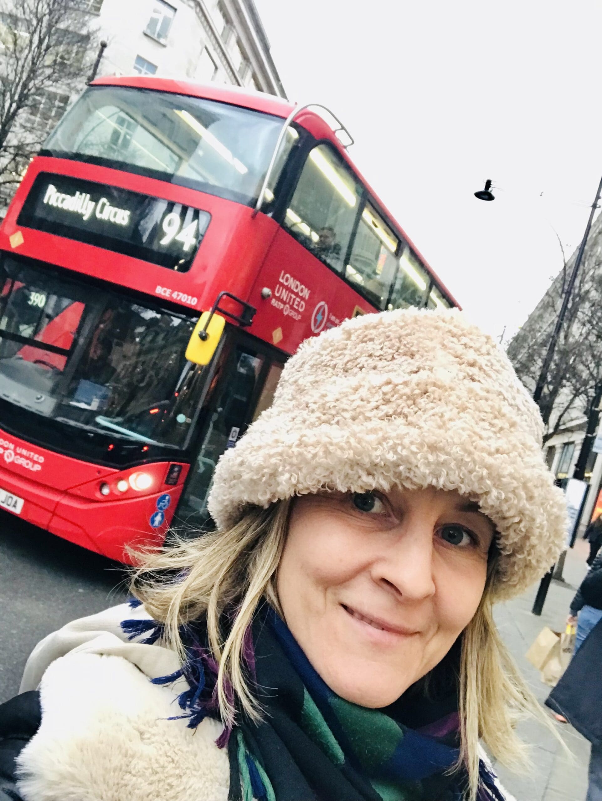 Claudia Pötzsch London - Piccadilly Circus - Doppeldecker Rot